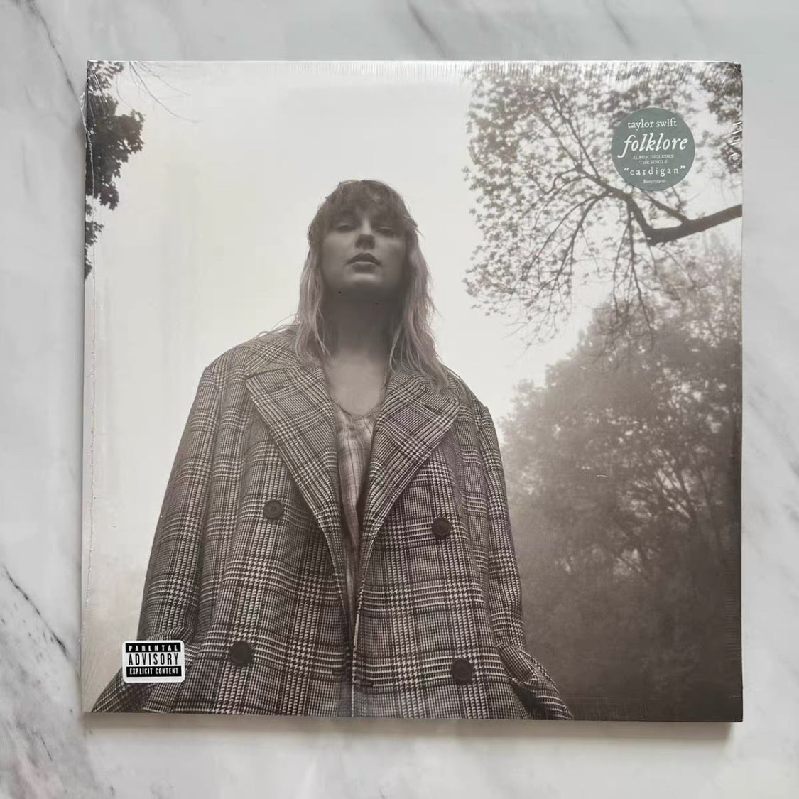 [In Stock] Taylor Swift Folklore VinylUS Edition Made in France Translucent Pink Vinyl Record LPBrand New Sealed