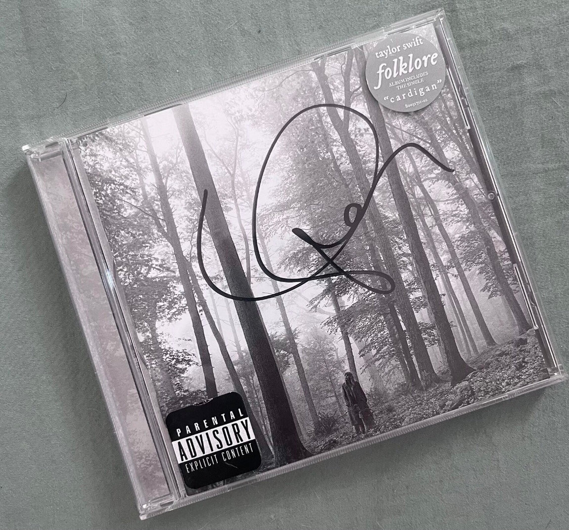 Taylor Swift Folklore Signed CD Autographed Insert Open Box