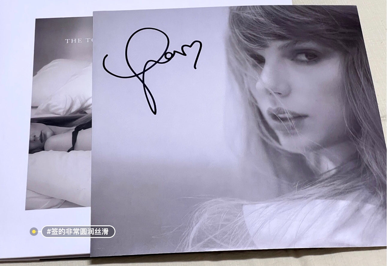 直筆サイン入り Taylor Swift TTPD 新品 CDアルバム 輸入盤 Taylor Swift TTPD Signed Card + Vinyl Insert Autograph Bundle – URVC