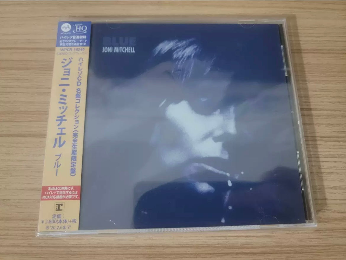 [JUST AS SHOWN]  Joni Mitchell Blue Japan Edition CD Joni Mitchell《Blue》日版 CD