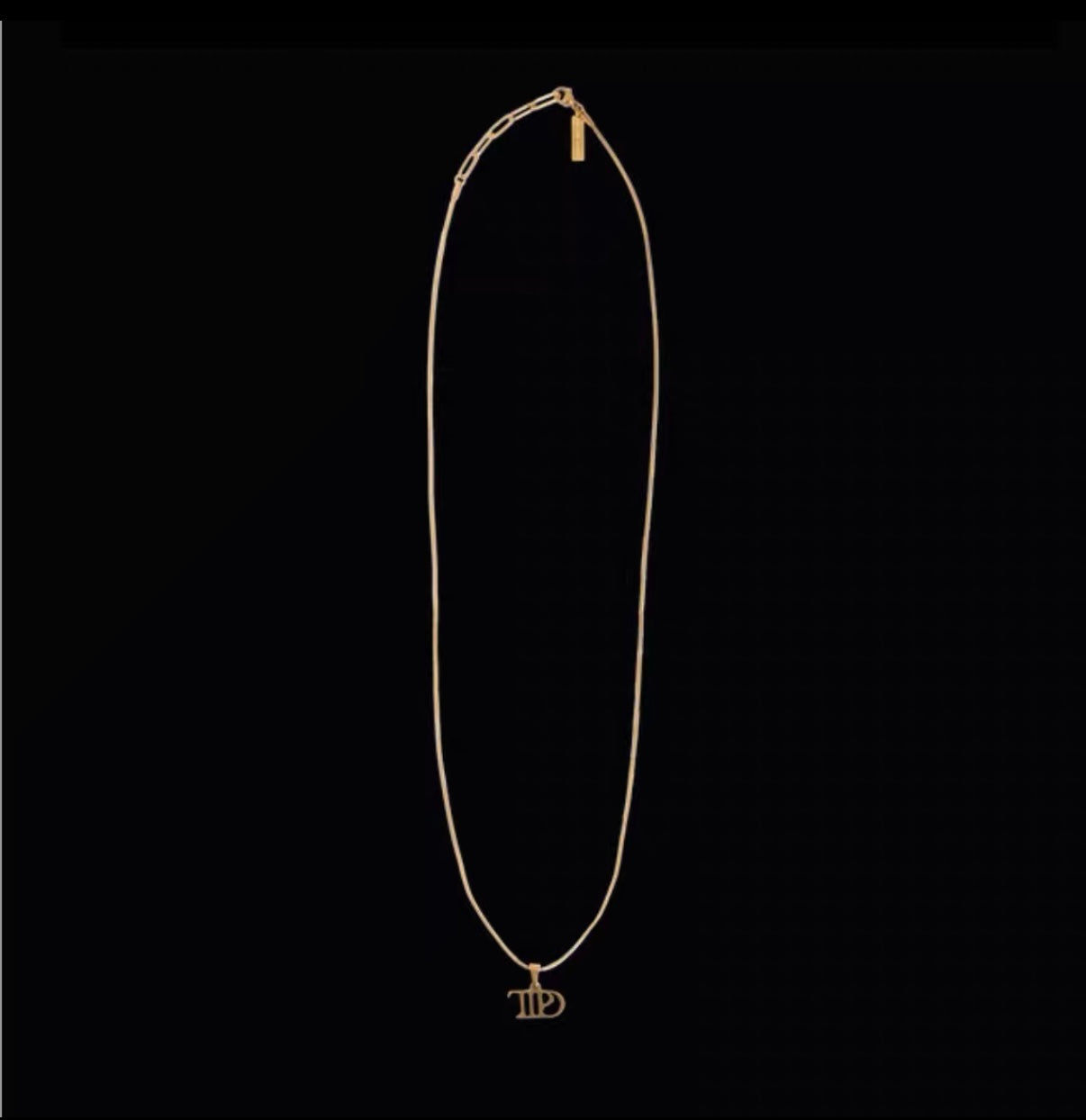 Taylor Swift - The Tortured Poets Department TTPD Logo Necklace Official Merch