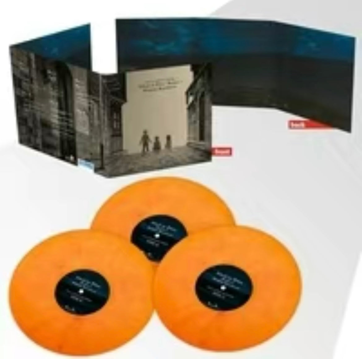 Attack On Titan Season 3 Original Soundtrack by Hiroyuki Sawano 3LP Orange Swirl Vinyl