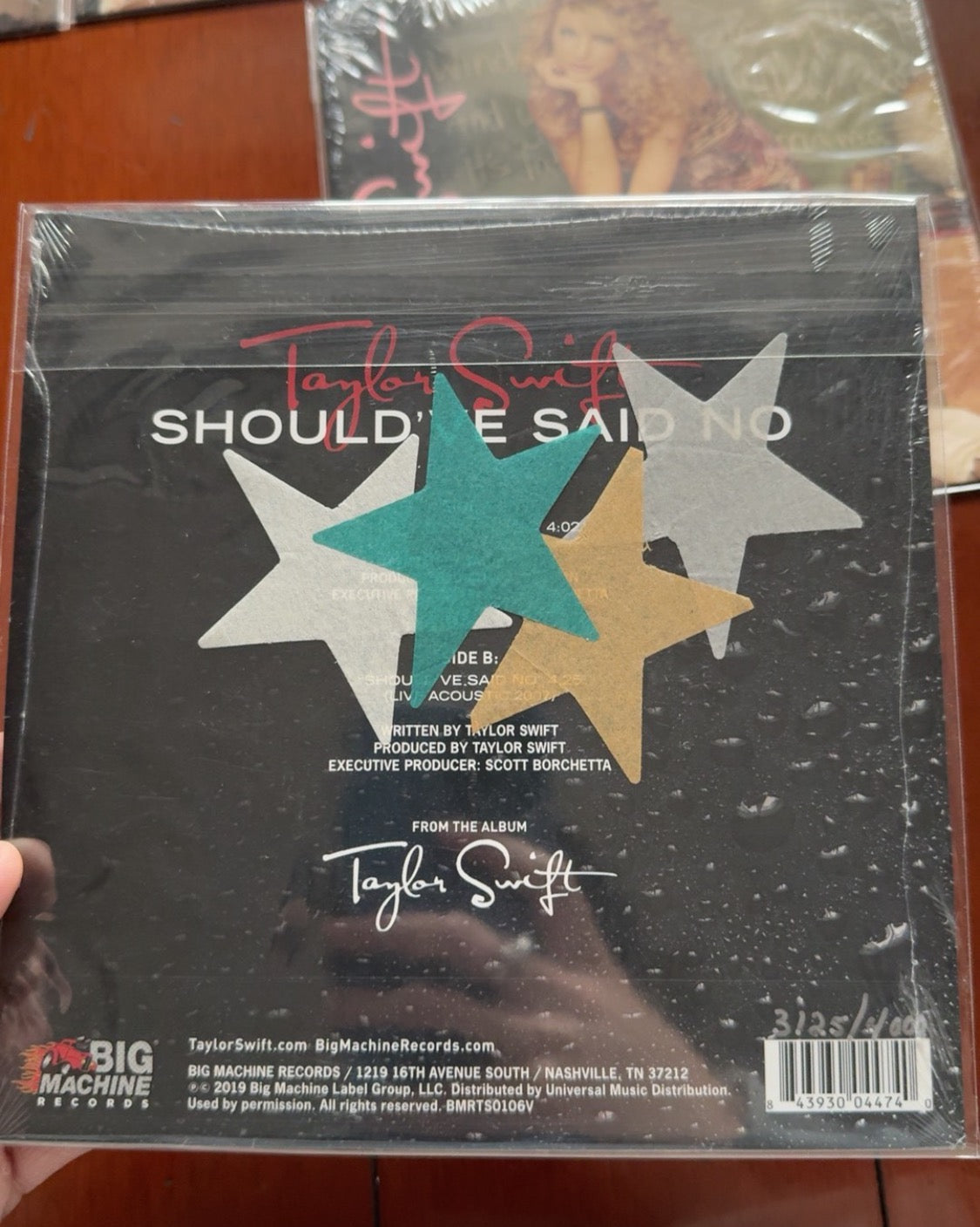 Taylor Swift 5 x 7” Vinyl Singles Bundle Sealed Limited Numbered Collection, Tim McGraw / Teardrops On My Guitar / Picture To Burn / Our Song / Should’ve Said No