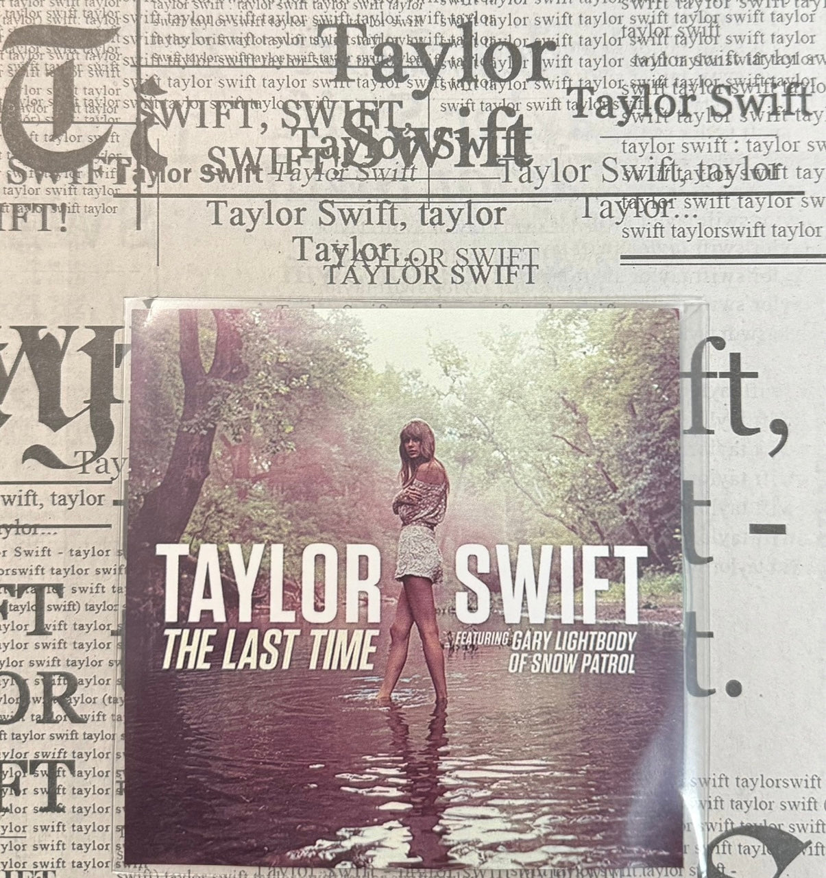 Taylor Swift - The Last Time Brazilian Promo CD Single Sealed Rare