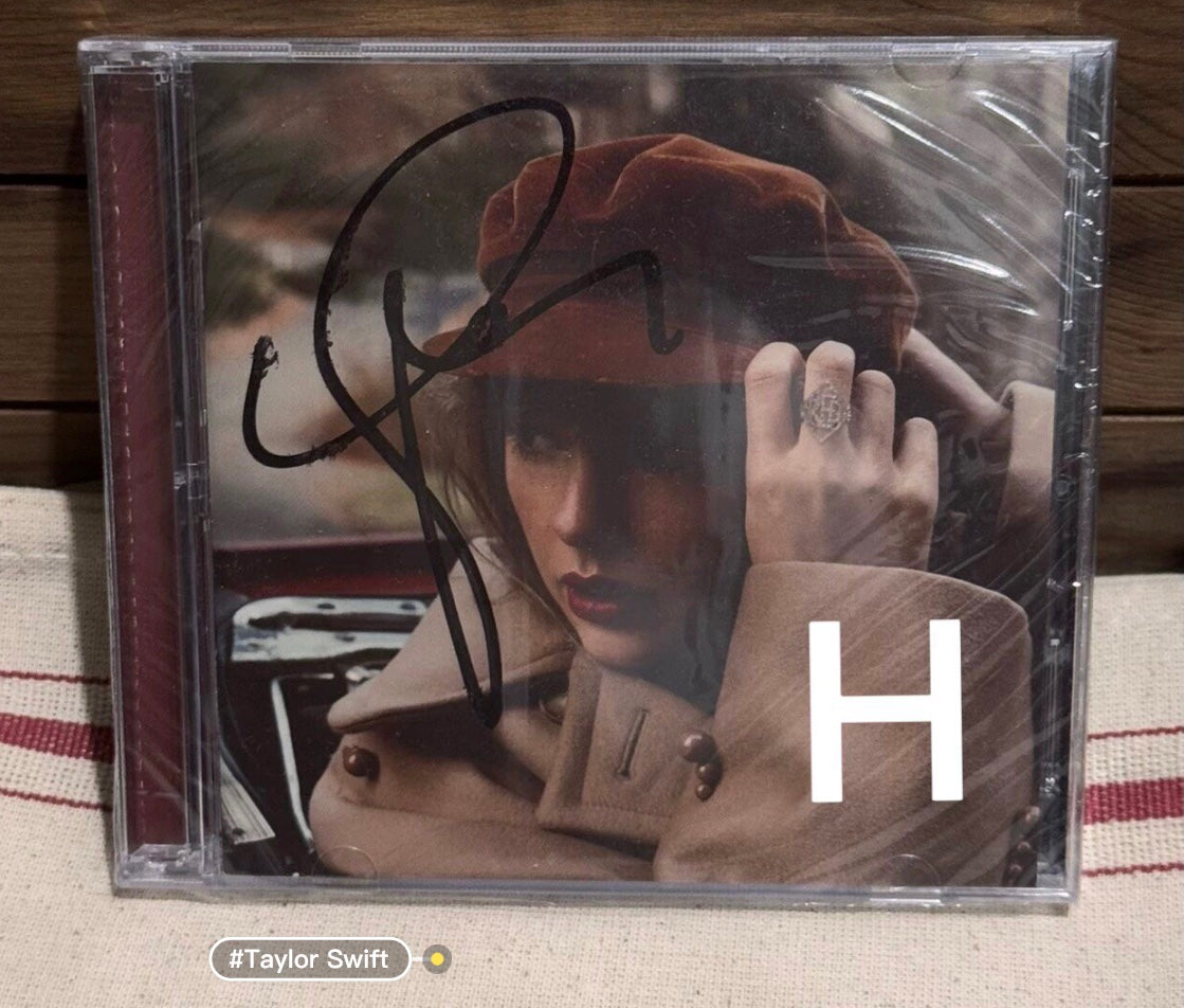 Taylor Swift Red Taylor’s Version Signed CD Autograph Sealed