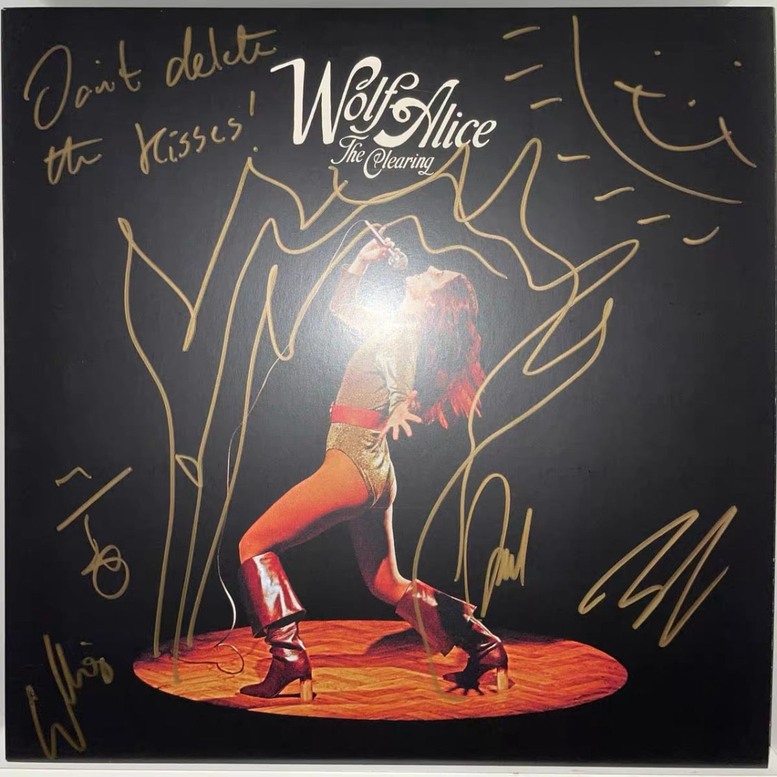 [In Stock] Wolf Alice Custom Signed VinylWolf Alice - The ClearingBritish Rock Band Wolf Alice WA New AlbumPersonally Signed Vinyl Custom Signed Colored Vinyl