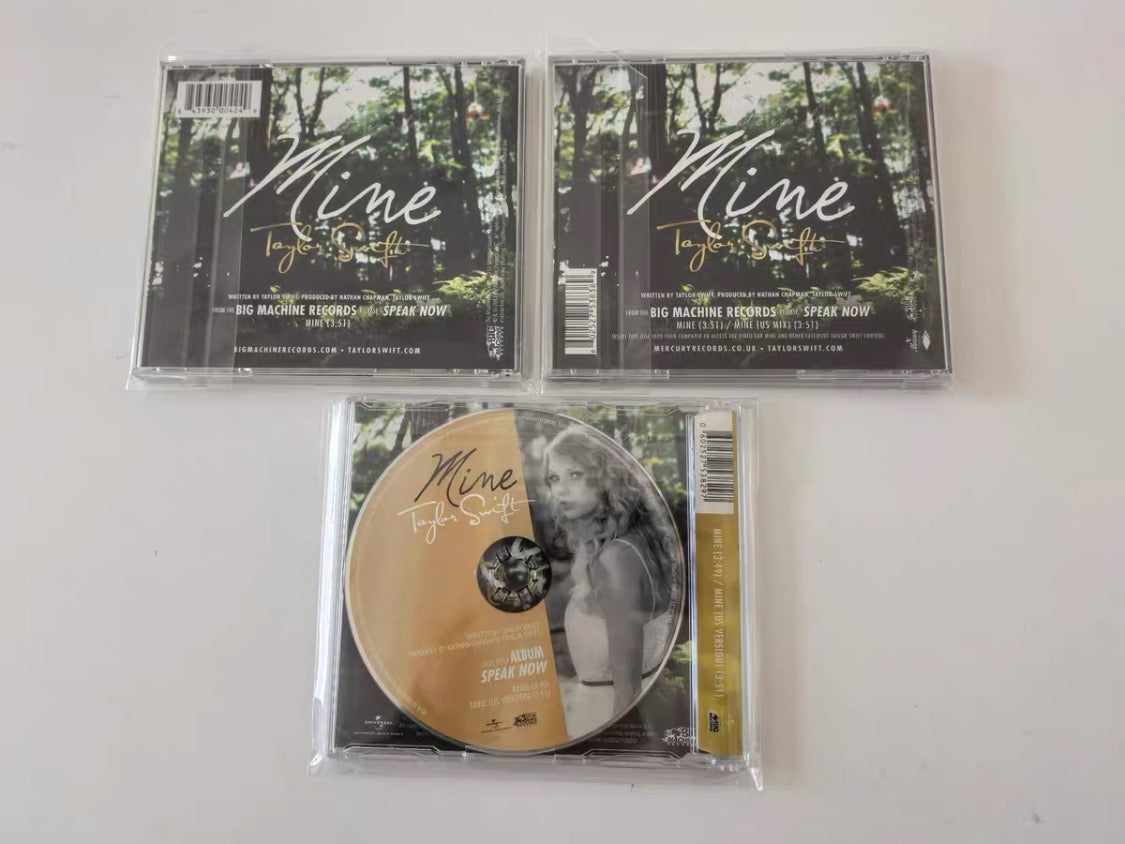 Taylor Swift – Mine CD Single 3 Versions US/UK/EU Bundle NM/VG+