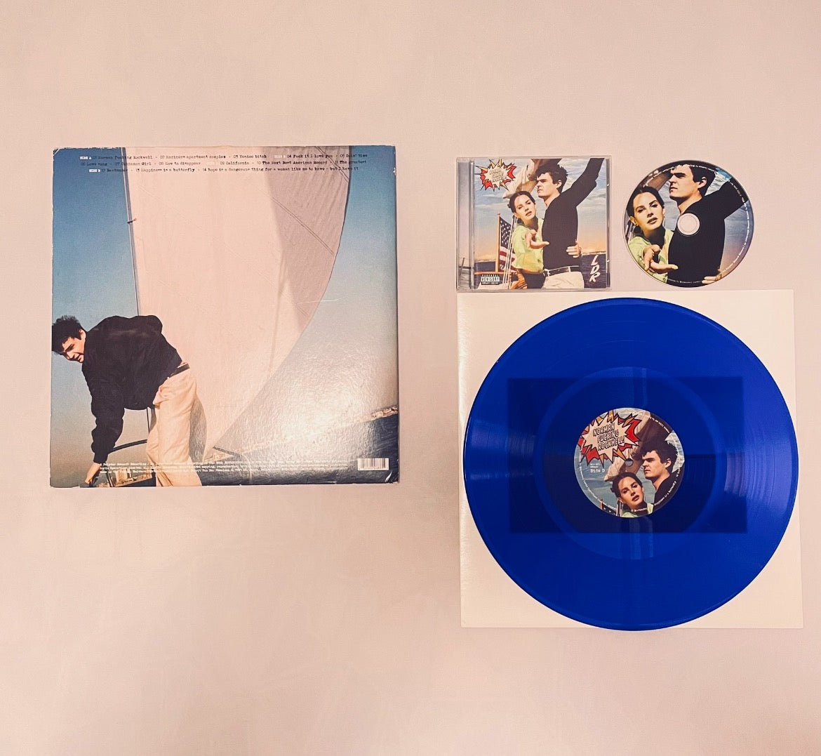 [EXACT ITEM] Lana Del Rey - Norman Fucking Rockwell Blue Vinyl (Opened, Limited Edition)