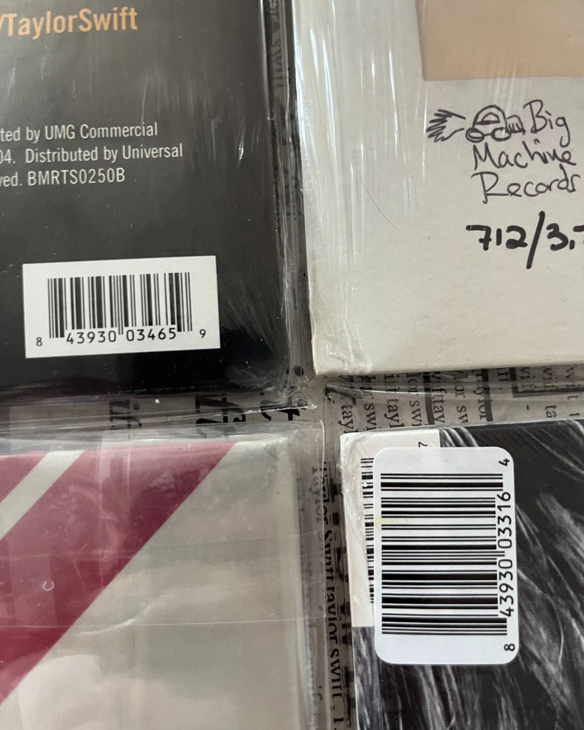 [THIS ONE] Taylor Swift - Complete Colored Vinyl Set (US Versions)