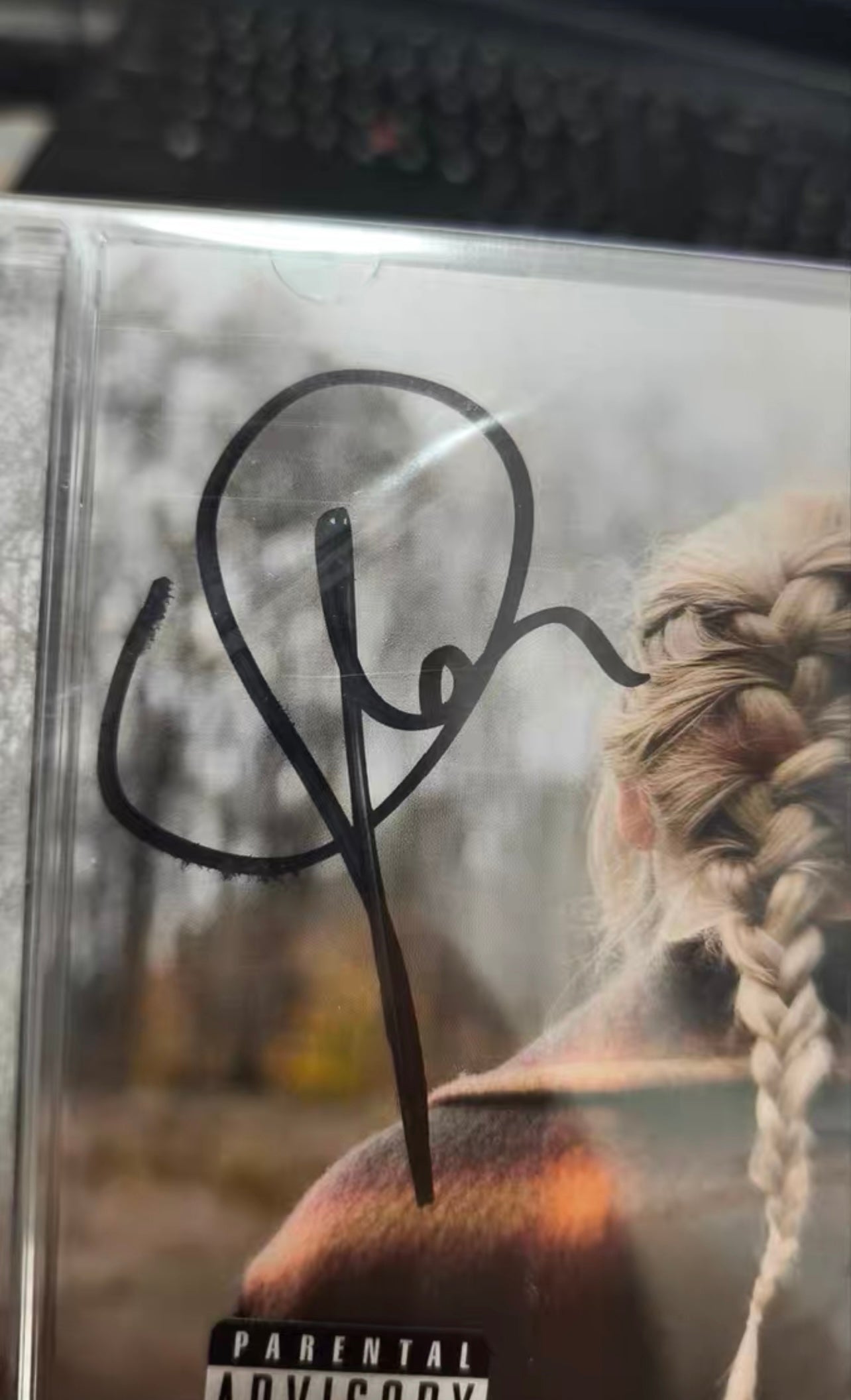 Taylor Swift Evermore Autographed Signed CD Brand New Sealed Minor Smudge Read Desc