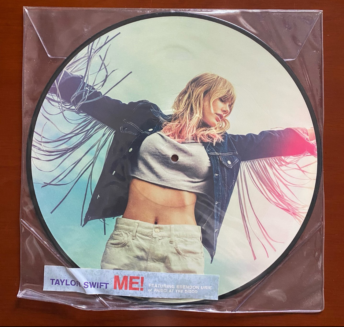 Taylor Swift ME! 12 Inch Picture Disc Vinyl Official Website Authentic Sealed