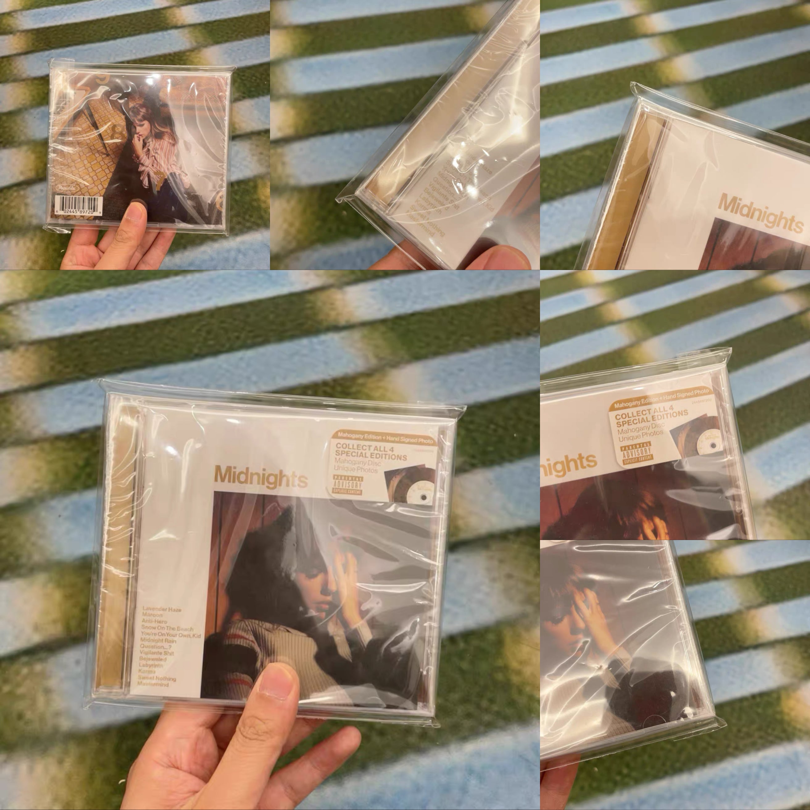 Taylor Swift Midnights Signed CD (Peach Wood Autograph, Sealed, Discontinued)