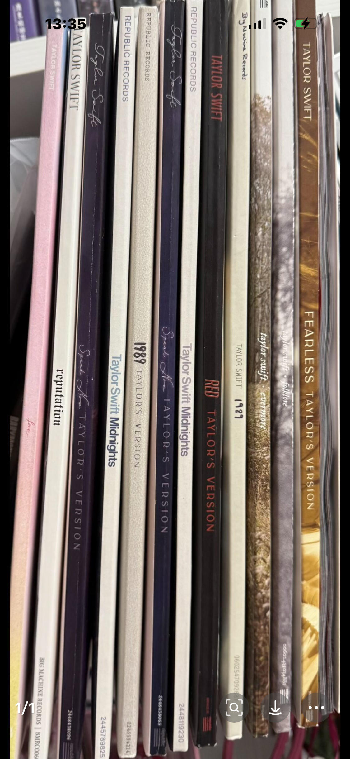 Taylor Swift Vinyl Collection Bundle Lover Reputation Folklore 1989 Midnights Speak Now TV LP