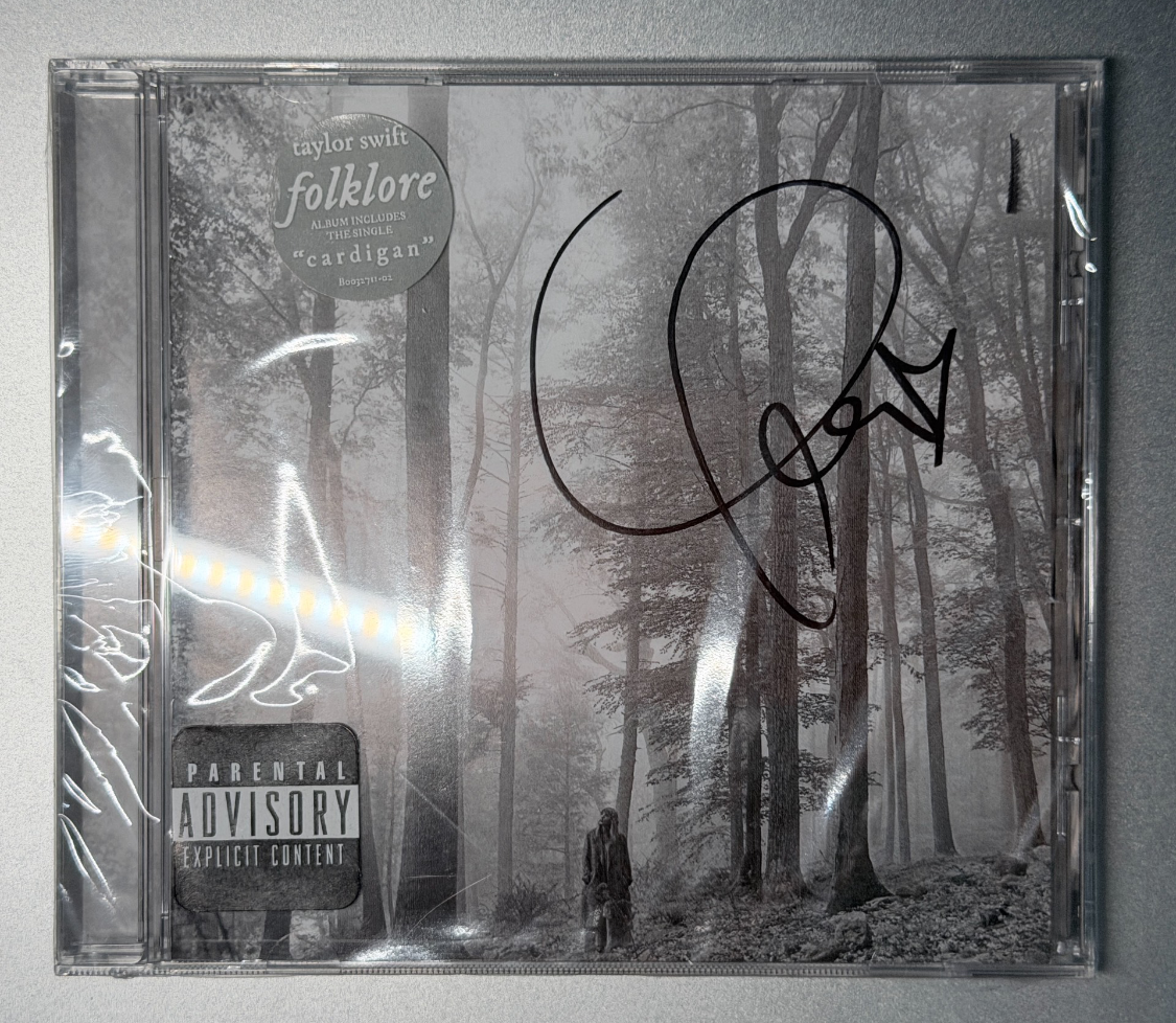 Taylor Swift – Folklore First Press Signed CD Sealed M/M