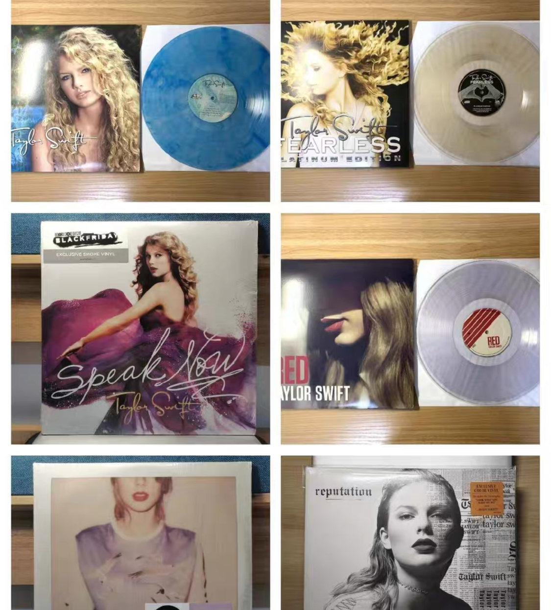 Taylor Swift RSD Color Vinyl Complete Set + Reputation Orange Vinyl Bundle