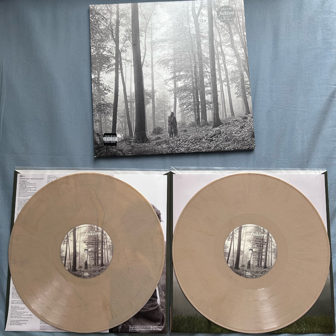 Taylor Swift “folklore” US Translucent Vinyl LP Opened Only