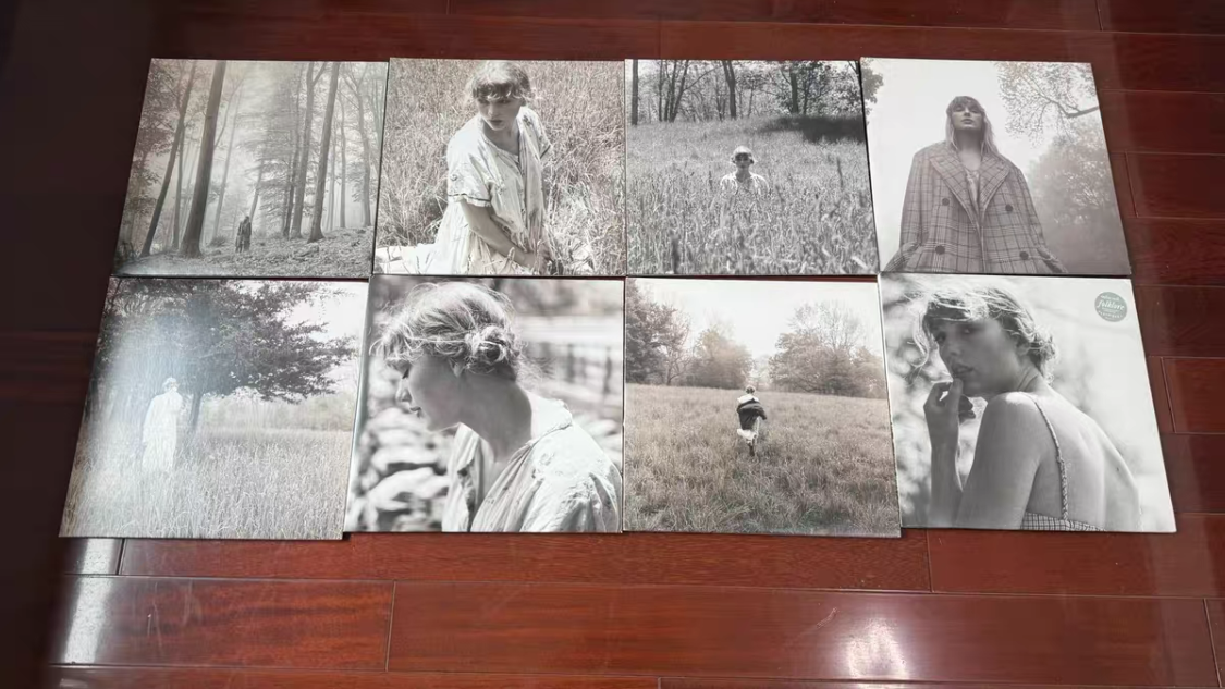 Taylor Swift “folklore” Complete Vinyl Variant Set 1–8 Official Store First Week Editions