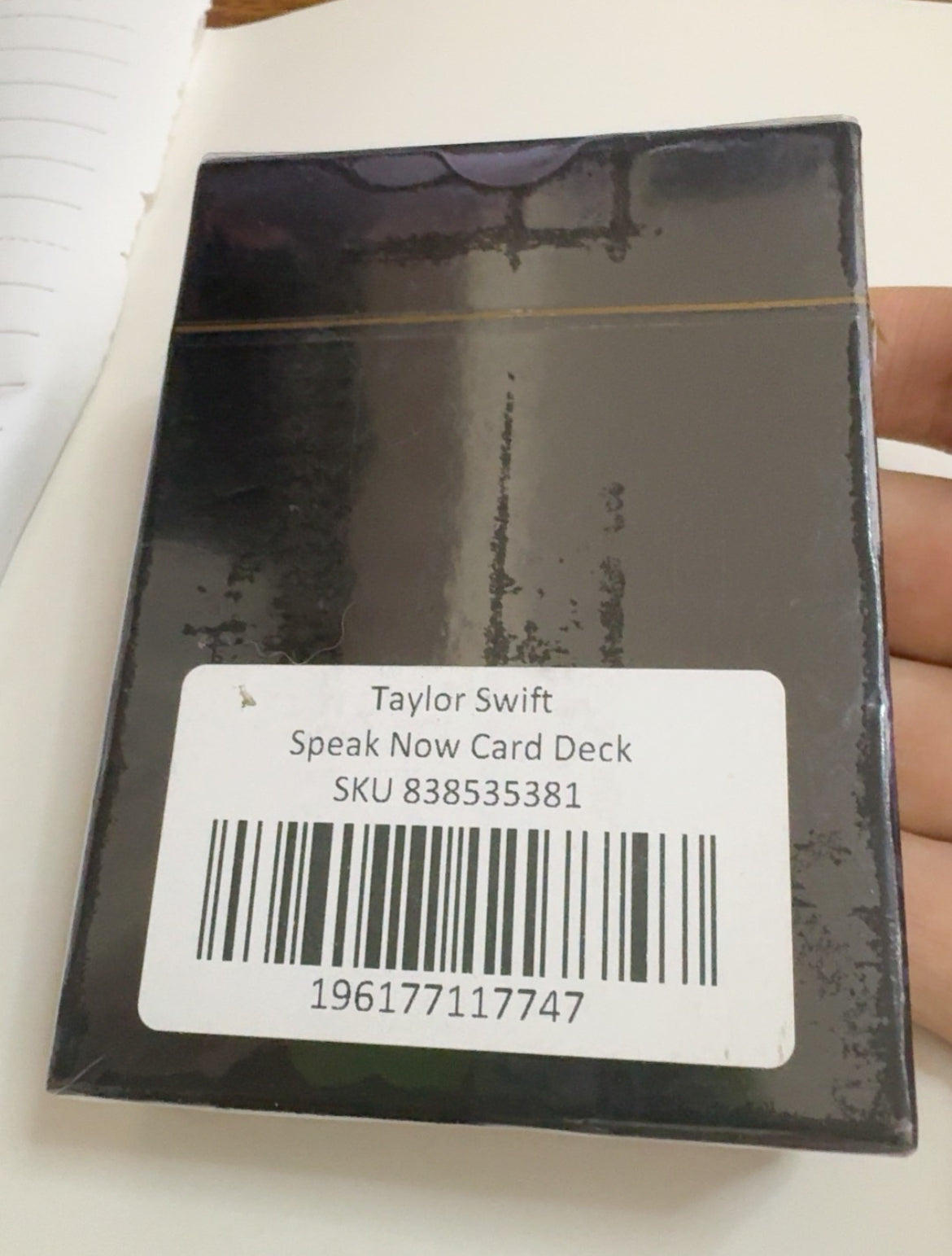 Taylor Swift Speak Now Taylor's Version Playing Cards 泰勒·斯威夫特 Speak Now Taylor's Version 撲克牌
