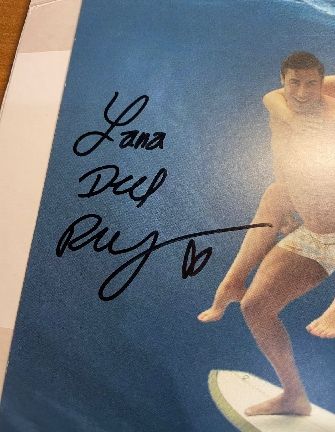 Lana Del Rey Signed Card - NFR Lana Del Rey簽名 愛心沖浪簽  NFR簽名卡