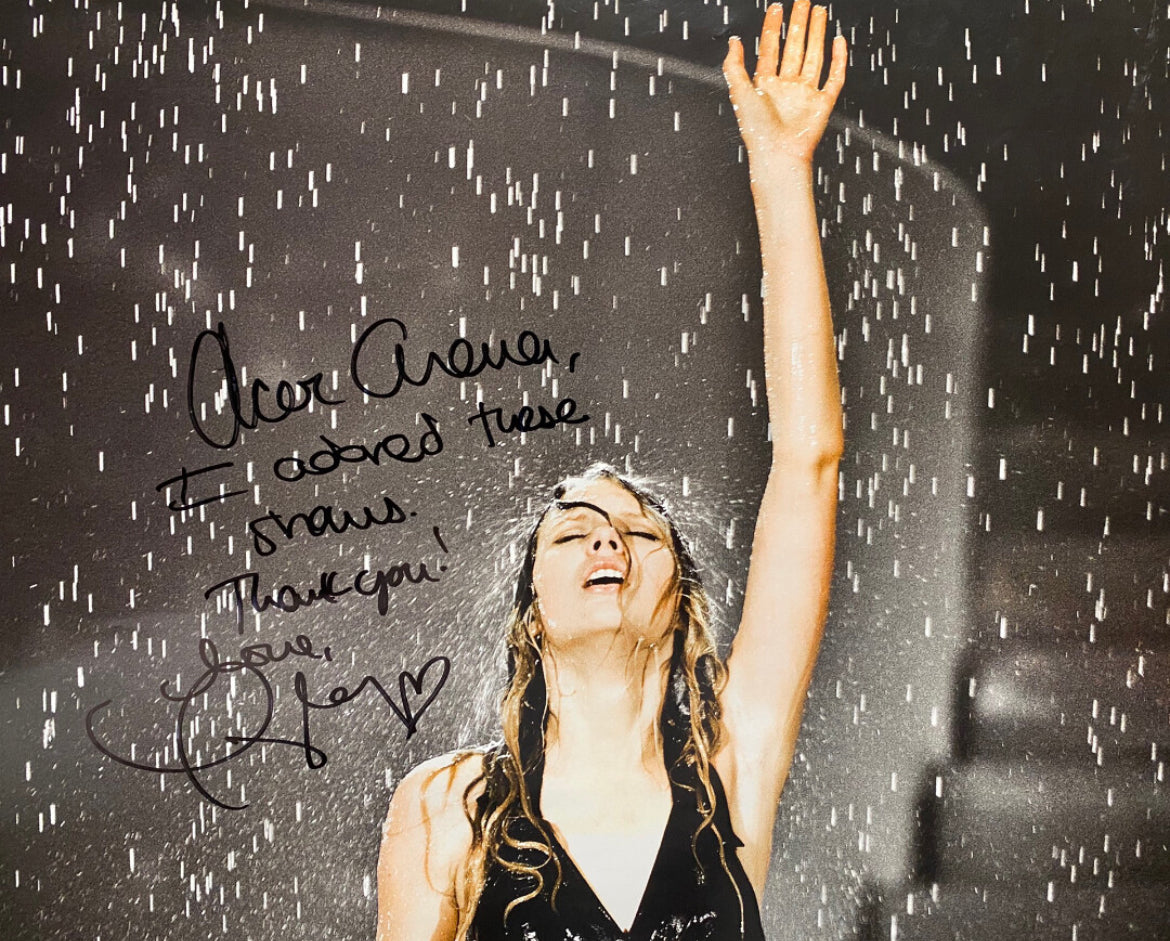 Taylor Swift Fearless Tour Signed Poster