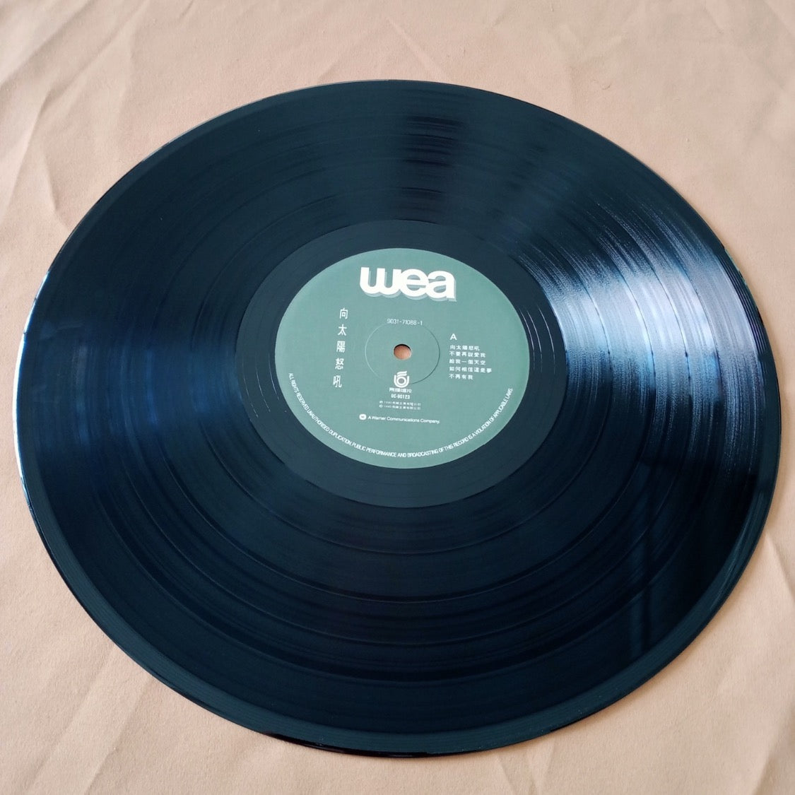 Dave Wong - 向太陽怒吼 (LP, Album) (Near Mint (NM or M-))