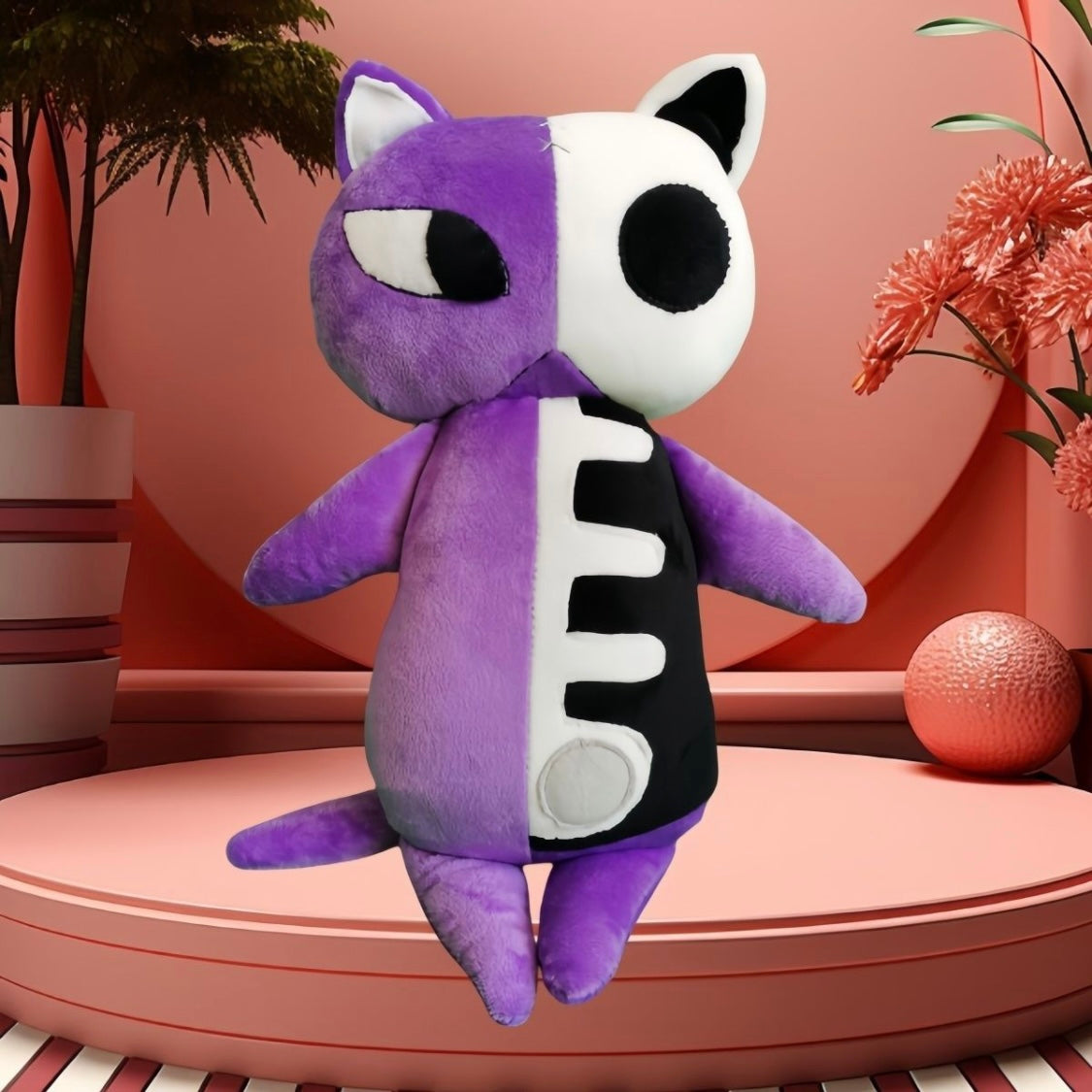Panty & Stocking with Garterbelt – Chuck (Skeleton Cat Plush Toy)