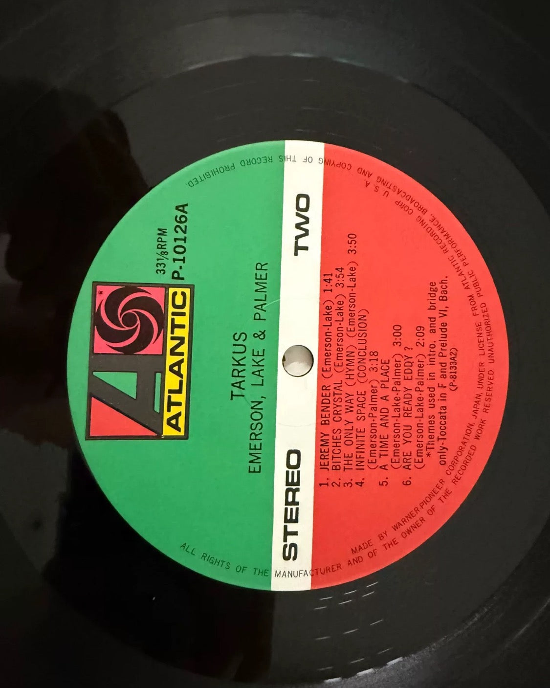 Emerson, Lake & Palmer - Tarkus (LP, Album, RE, Gat)