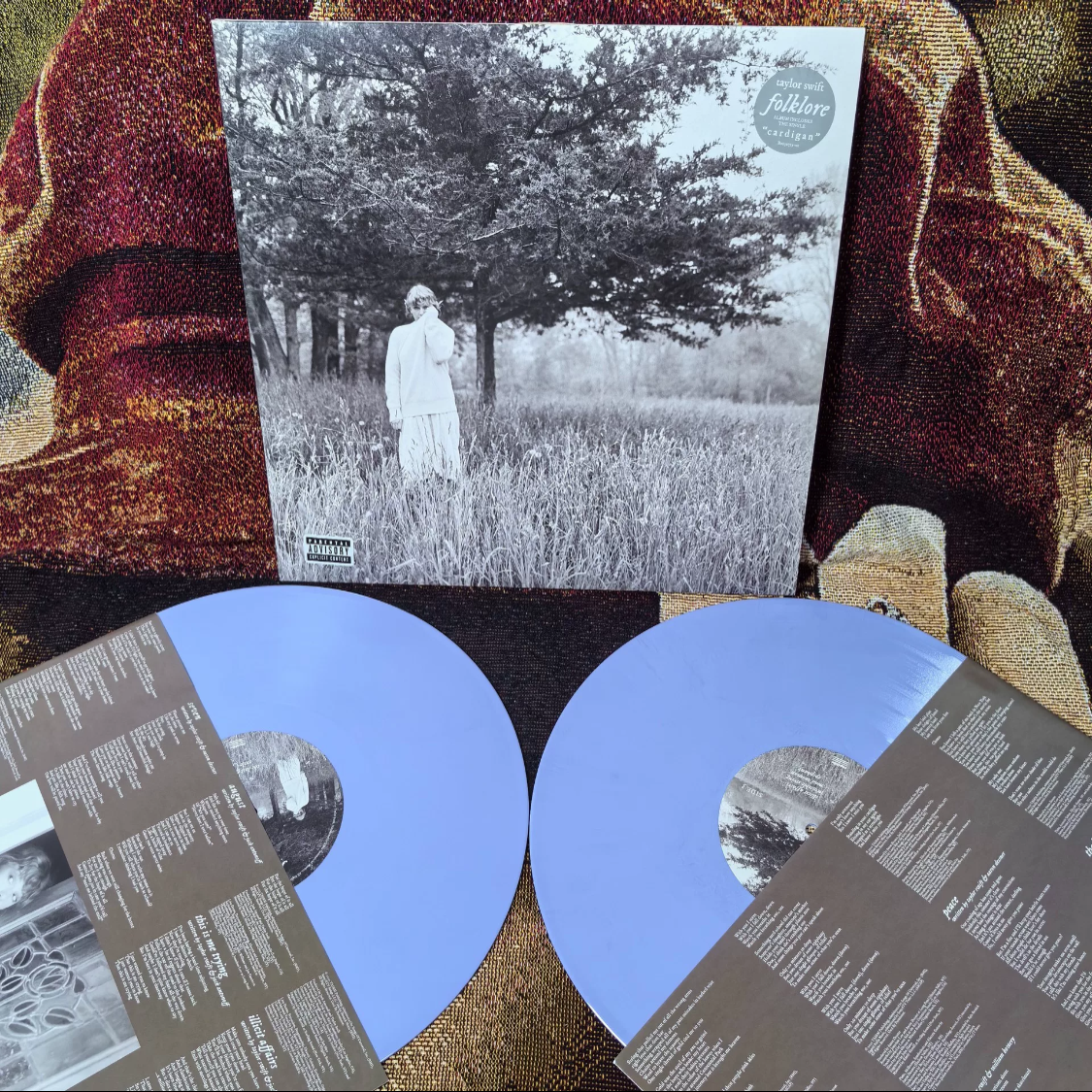 Taylor Swift - Folklore (2xLP, Album, Dlx, Ltd, Azu)