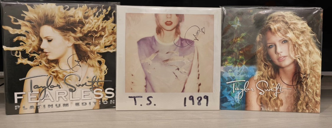 Taylor Swift Fearless / 1989 / Debut RSD Signed Colored Vinyl LP Set