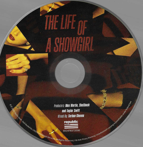 Taylor Swift – The Life Of A Showgirl – CD – image 3