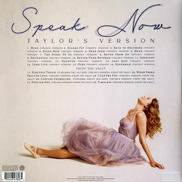 Taylor Swift – Speak Now (Taylor's Version) – 3LP Vinyl – image 3