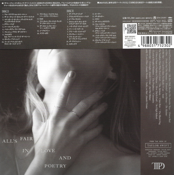 Taylor Swift – The Tortured Poets Department: The Anthology – 2CD – image 2