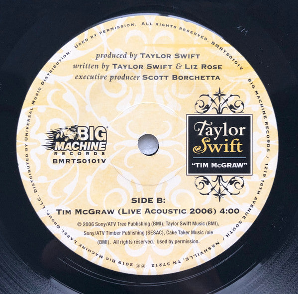 Taylor Swift – Tim McGraw – 7-Inch Vinyl – image 4