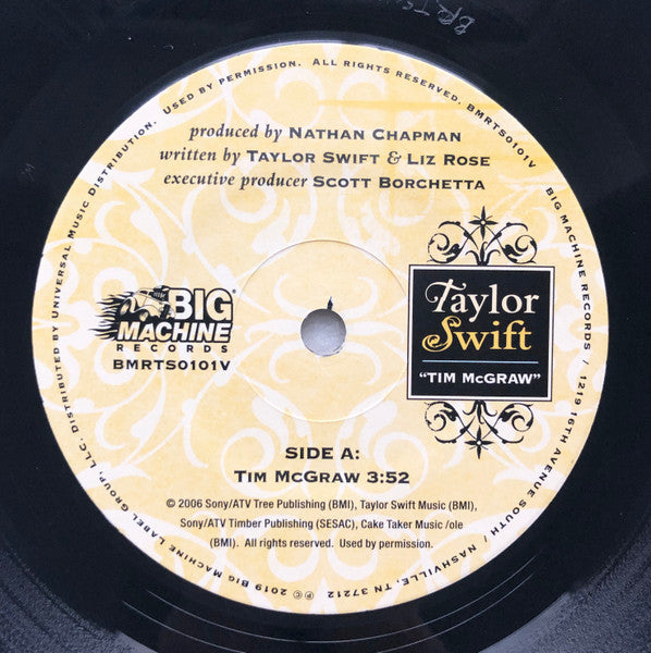 Taylor Swift – Tim McGraw – 7-Inch Vinyl – image 3