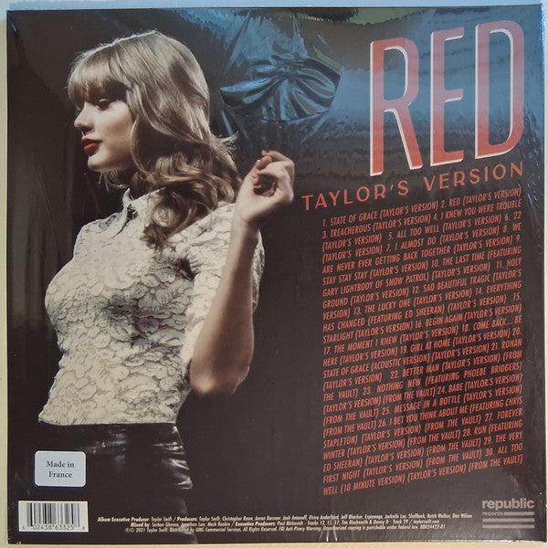 Taylor Swift – Red (Taylor's Version) – 4LP Vinyl – image 2
