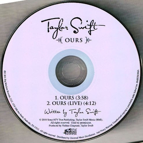 Taylor Swift – Ours – CD – image 3