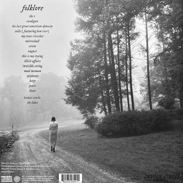 Taylor Swift – Folklore – 2LP Vinyl – image 4