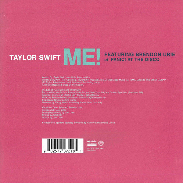 Taylor Swift – Me! – 7-Inch Vinyl – image 2