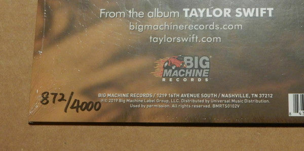 Taylor Swift – Teardrops On My Guitar – 7-Inch Vinyl – image 3