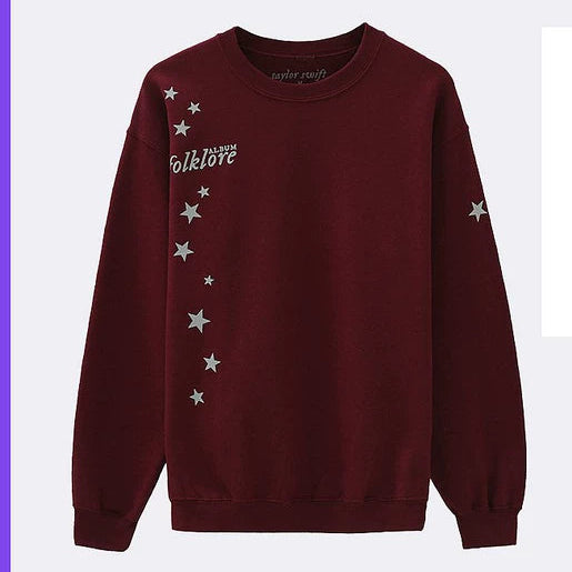 Taylor Swift folklore “You Drew Stars Around My Scars” Sweatshirt
