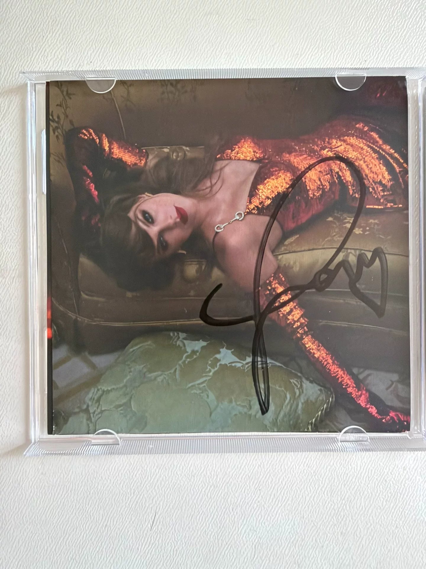 Taylor Swift – The Life of a Showgirl Signed CD (Version 2)