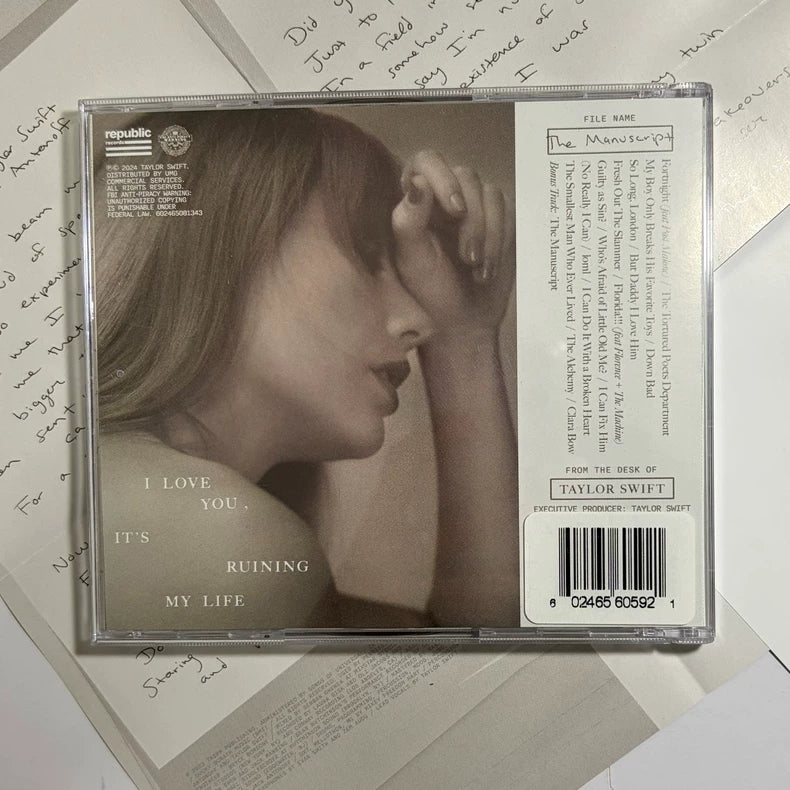 Taylor Swift – The Tortured Poets Department Signed CD — detail 6