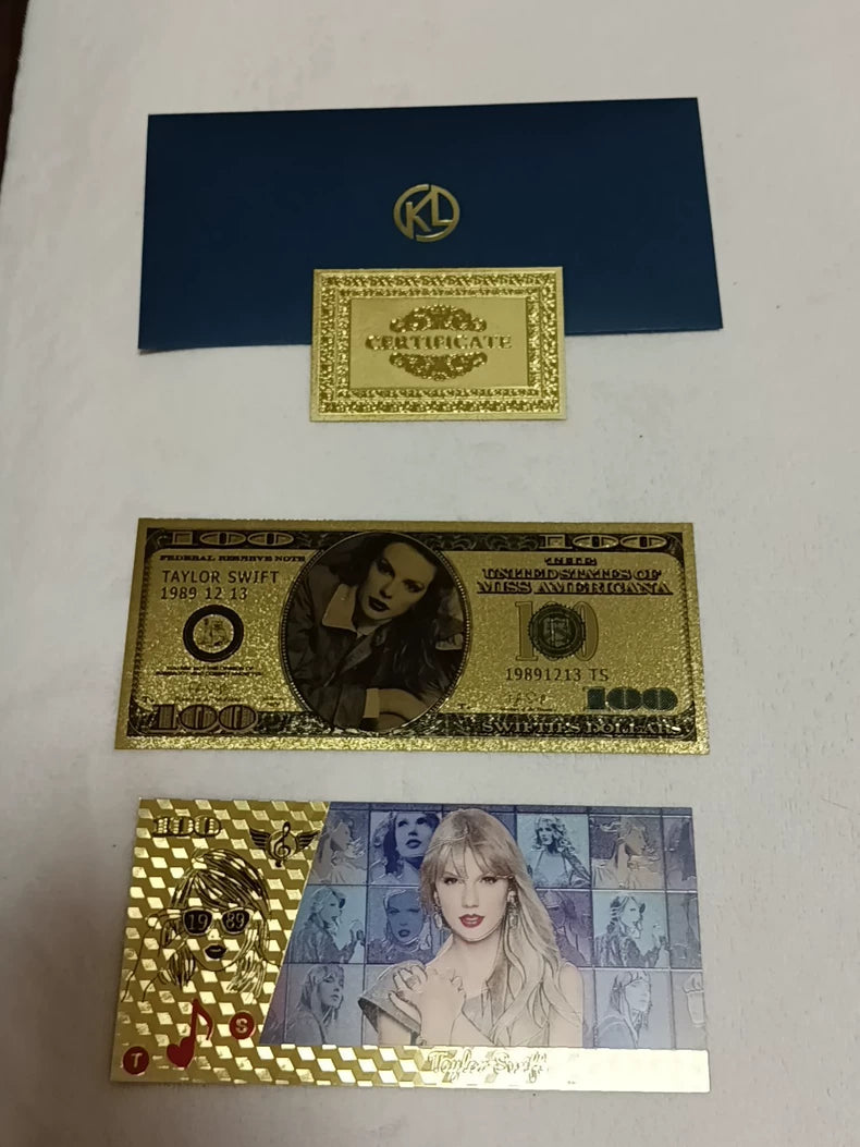 Taylor Swift Commemorative Banknote Set with Envelope & Certificate