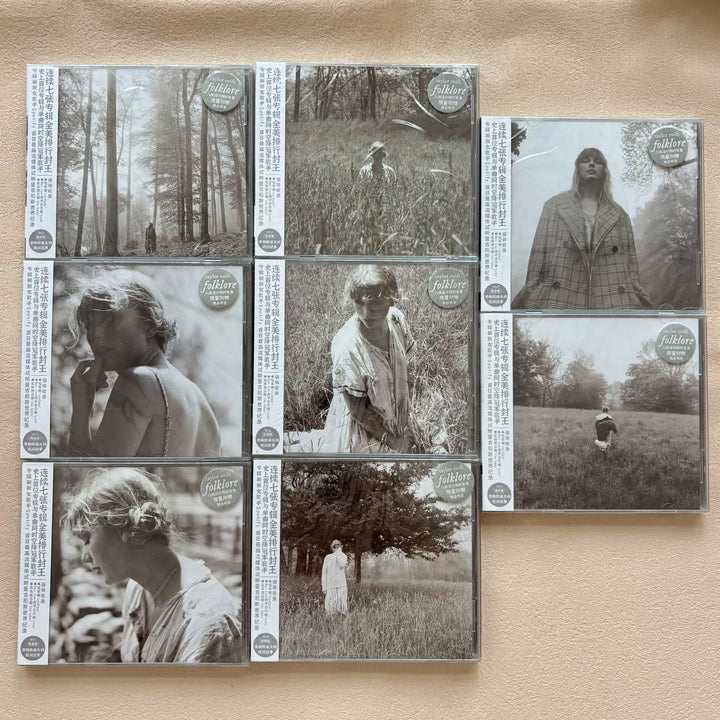 Taylor Swift – Folklore – Complete Eight-Cover China Edition CD Set – Sealed