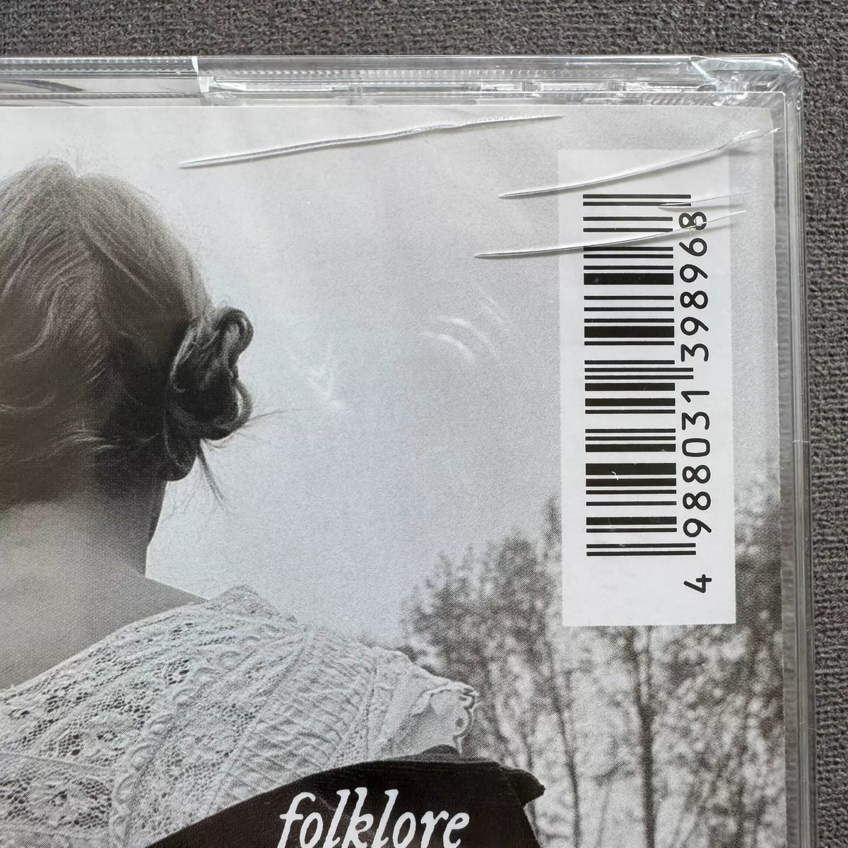 Taylor Swift – folklore — Japan CD, Sealed with Case Crack — actual item photo 3