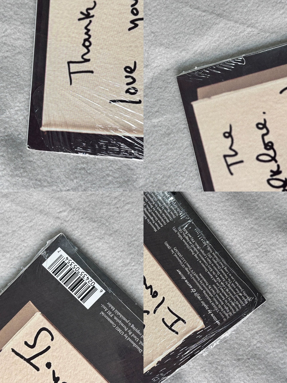 Taylor Swift – Cardigan + Songwriting Voice Memo – Gold 12-inch Vinyl