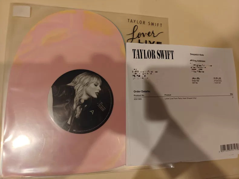 Taylor Swift – Lover: Live from Paris Heart-Shaped Vinyl 2LP — Default Title