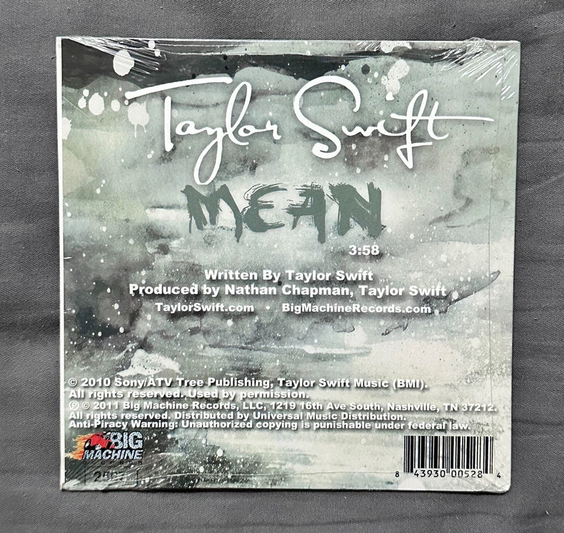 Taylor Swift – Mean Numbered CD Card No. 2567