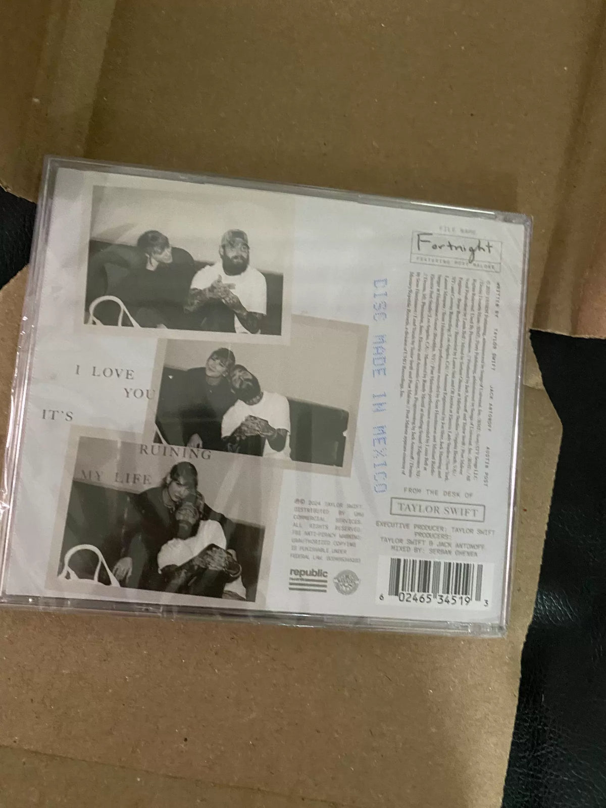 Taylor Swift feat. Post Malone – Fortnight (Single CD) – photo 2