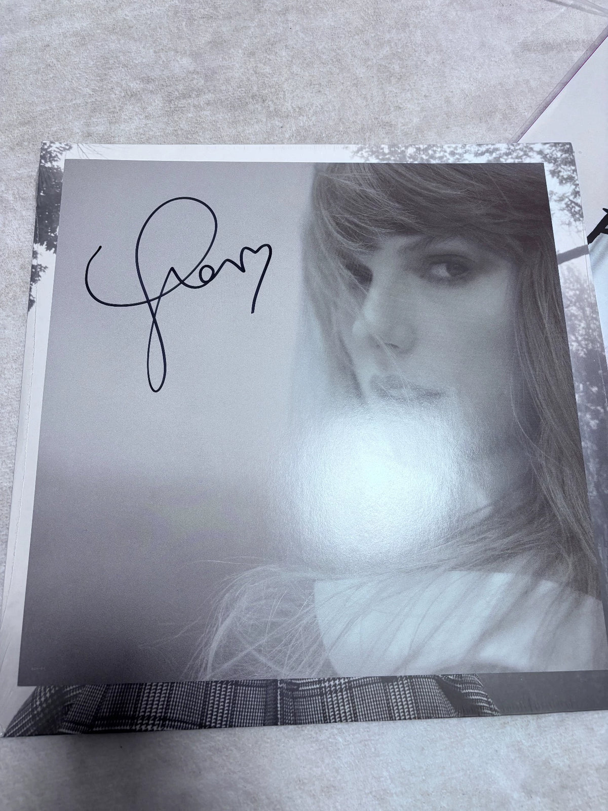 Taylor Swift – The Tortured Poets Department — Signed Vinyl-Size Photo Only — actual item photo 4